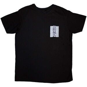 Joy Division Unisex Adult Pulsar Pocket Wave Back Print T-Shirt / Black